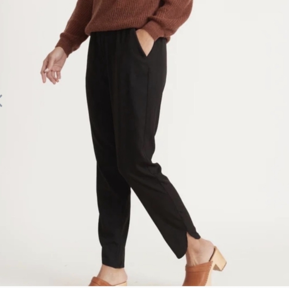 Marine Layer Black Allison Pull-on Ankle Pants Size XS